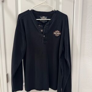 Vintage Harley Davidson Thermal Long Sleeve